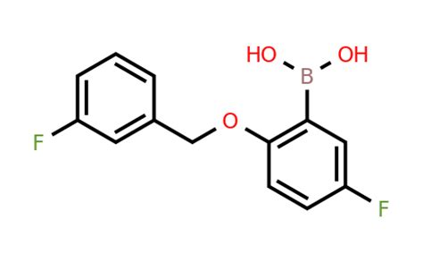 1256358 53 8 5 Fluoro 2 3 Fluorobenzyl Oxy Phenyl Boronic Acid Moldb