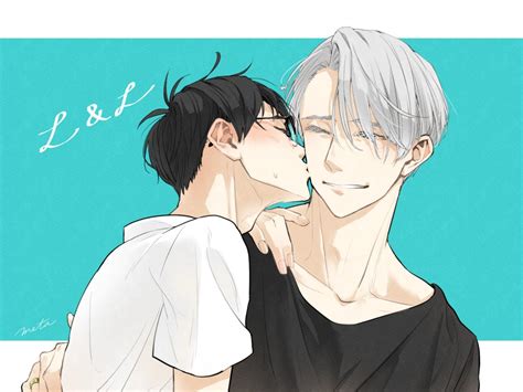 「できたー2つのlですっと満たされててー コーチにねだられてキスしてあげる勇」めたのイラスト