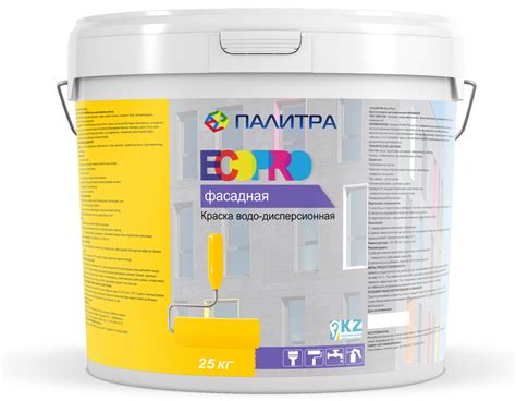 Краска водоэмульсионная фасадная "ПАЛИТРА" 25 кг (для наружных работ ...