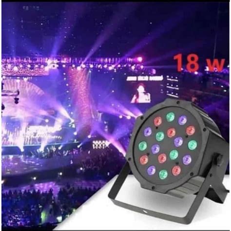 jual lampu par led panggung disco  watt rgb lampu sorot panggung