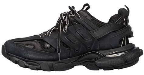 Balenciaga Track Led Trainers In Black For Men Lyst