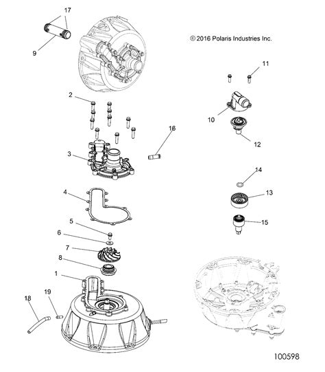 Moteur Systeme De Refroidissement Et Pompe A Eau Pour Sportsman Xp