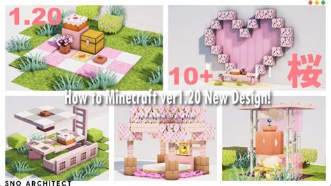 【マイクラ120】誰も知らない新しい桜ブロックを使った建築アイデア10選 Cool Minecraft Creations