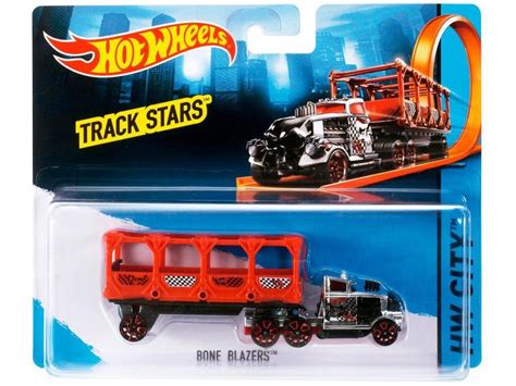 Caminh O Velocidade Na Pista Hot Wheels Bone Blazers Track Stars Mattel Pistas Magazine