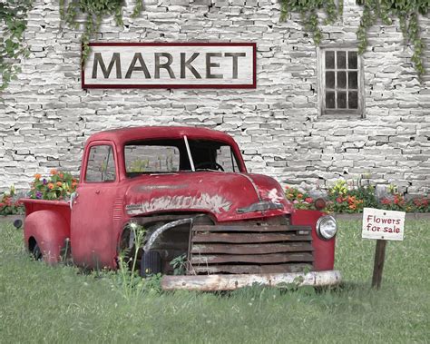 Flower Market Truck Photograph By Lori Deiter