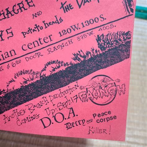 80s punk hardcore フライヤー Raunch Records pushead バンド パンク ハードコア その他 売買されたオークション情報yahooの商品情報をアーカイブ