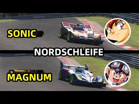 SONIC VS MAGNUM nordschleife 四驱兄弟 爆走兄弟 旋风冲锋 飓风音速纽北对决 Assetto Corsa