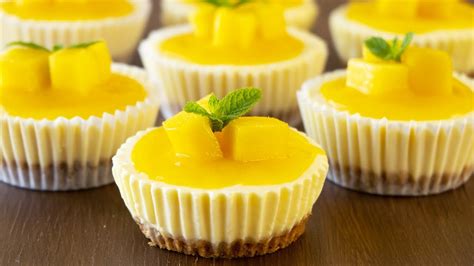 Mini Mango Lassi Cheesecakes No Bake YouTube