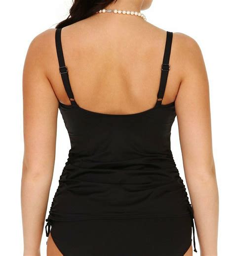 Fantasie Black Versailles Underwire Control Tankini Swim Top Us 34ddd