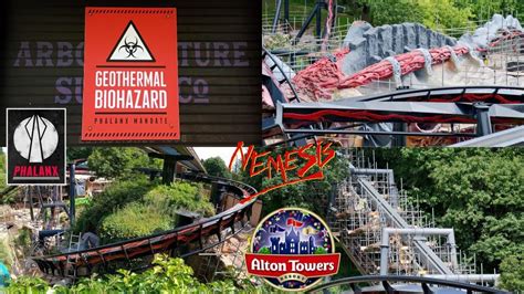 Nemesis Construction Update Th August At Alton Towers Resort