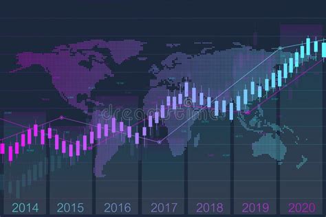 Business Candle Stick Graph Chart Of Stock Market Investment Trading