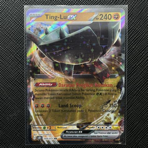 Jual Ting Lu Tinglu Ting Lu Ex Sv2d Kartu Pokemon Indonesia Tcg Card