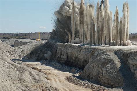 Quarry Blast Stock Photos Pictures And Royalty Free Images Istock