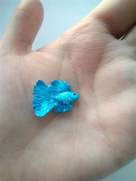 Miniature Betta Fish Miniature Fish Betta Fish Etsy Fish Sculpture