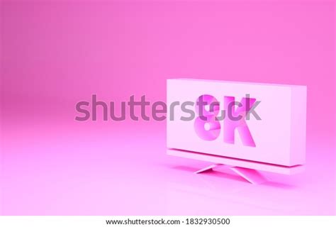 Pink Screen Tv 8k Ultra Hd Stock Illustration 1832930500 | Shutterstock