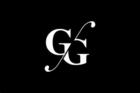 GG Monogram Logo Design By Vectorseller TheHungryJPEG