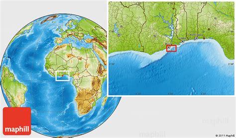 Physical Location Map Of Madina