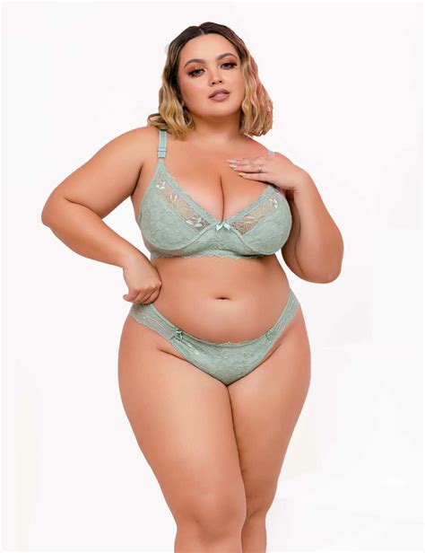 Conjunto Plus Size TJ Vip Lingerie