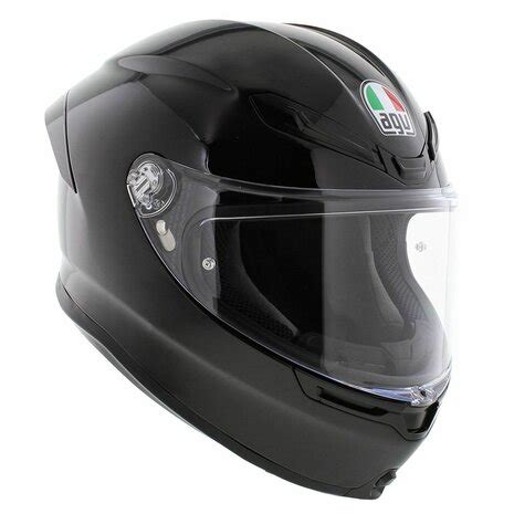 Agv K S Mono Glans Zwart Motorhelm Helmspecialist