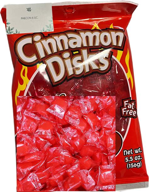 Cinnamon Disks Hard Candy 2 Pack Fat Free 55 Oz Per Bag