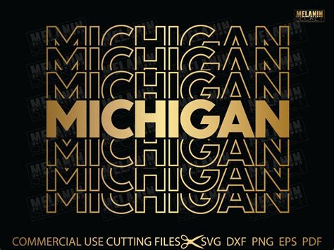 Michigan State SVG Michigan Svg State Svg United States of - Etsy