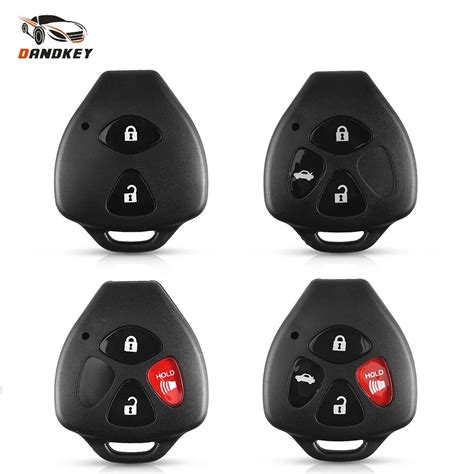 Dandkey Replacement 2 3 4 Buttons Remote Key Shell For Toyota Camry