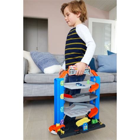 Чотирьохповерховий гараж для машинок Hot Wheels GNL