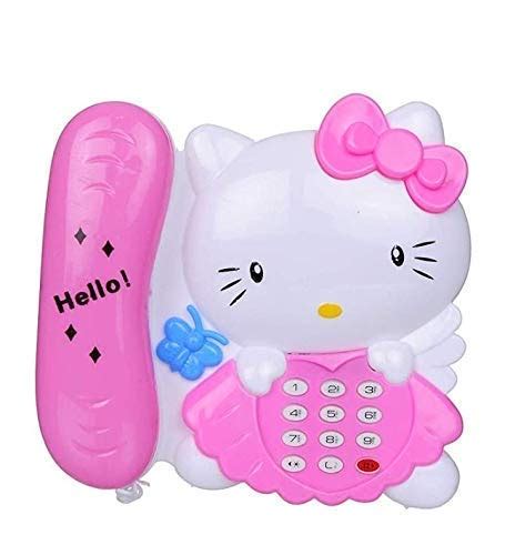 Buy Decals Prime Hello Kitty Learning Telephone Musical Toy For Kids