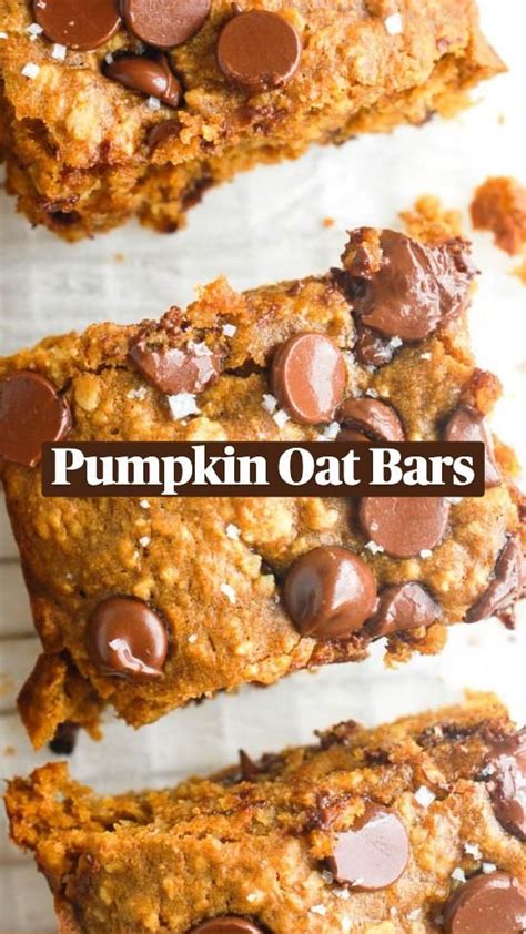 Pumpkin Oat Bars Artofit