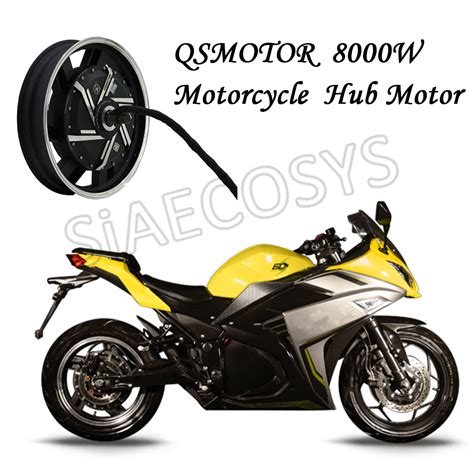 Qsmotor 17x3 5inch 8000w V3 72v 120kph Hub Motor With Apt72600