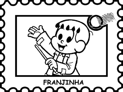 Desenhos de Franjinha no Laboratório para Colorir e Imprimir