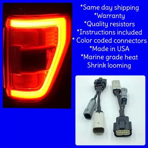 2023 Ford F150 Tail Light Conversion Adapter Halogen With Blis Led Blis Pnp 21870 Picclick Ca