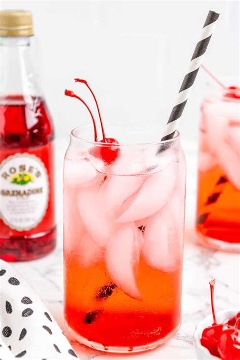 Easy Shirley Temple Mocktail Drink Recipe Simplified Chef