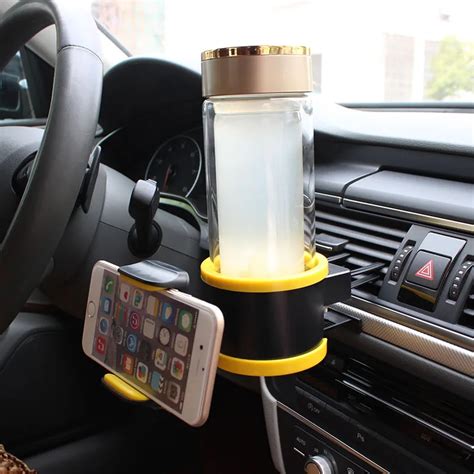 Sheate Multiple Drink Bottle Holder Mobile Phone Bracket Air Vent Water