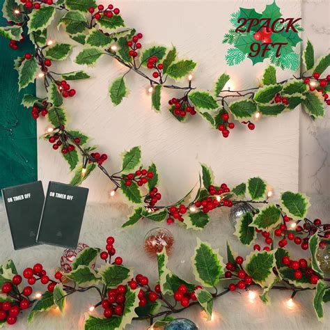 Walmart Christmas Garland Pre Lit At Autumn Coleman Blog