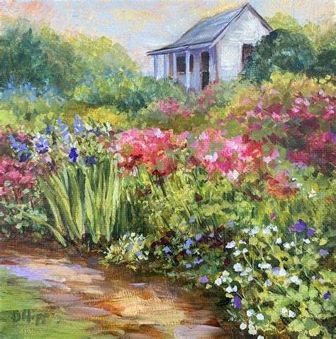 Simple Flower Garden Paintings