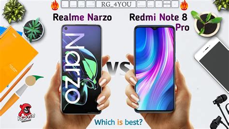 Realme Narzo Vs Redmi Note 8 Pro Comparison Specifications YouTube