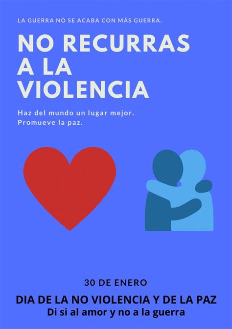 ¡dÍa Escolar La No Violencia Y La Paz Ies RamÓn Carande