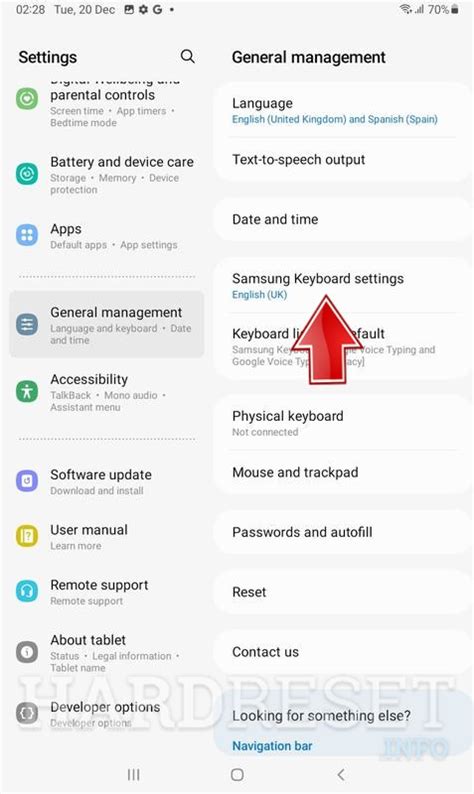 Keyboard Language Samsung Galaxy Tab A7 Lite How To