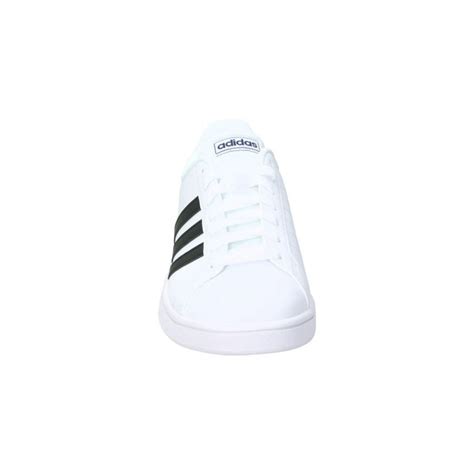 Tenis Clasicos Blancos Adidas Grand Court Base De Hombre