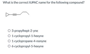 Answered What Is The Correct IUPAC Name For The Following Compound