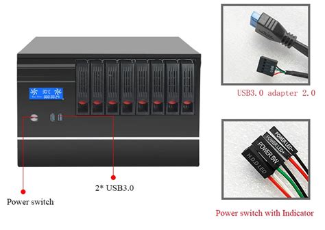 Bay Storage Server NAS Case With Hot Swap Support