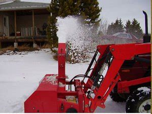 Loader Mount Snowblower, Tractor Snow Thrower