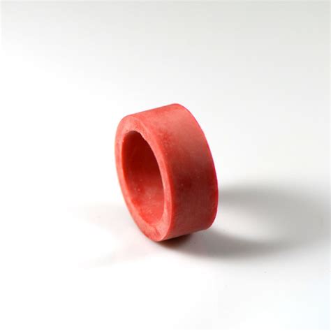 1 Mini Red Flipper Rubber Flipper Rubber Rubbers