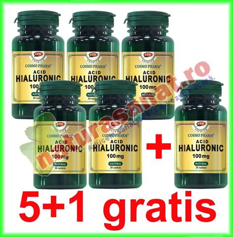 Acid Hialuronic 100 Mg PROMOTIE 180 Tablete La Pret De 150 Tablete