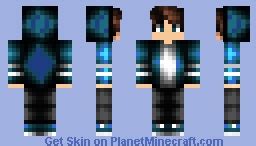 Blue hoodie Minecraft Skin