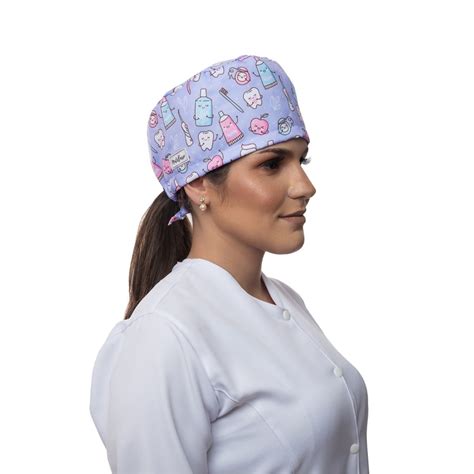 Gorro Cirúrgico Bandana Odontologia Dentinhos Elo7