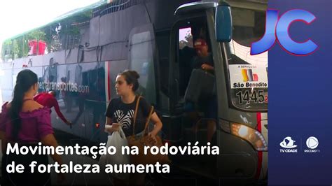 Movimentação na rodoviária de fortaleza aumenta proximidade do fim