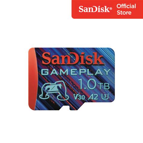 Sandisk Gameplay Microsd Card For Mobile Gaming Microsdxc Sqxav 1tb V30 U3 C10 A2 Uhs I