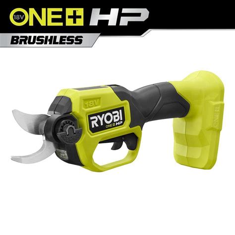 Ryobi One Hp 18v Brushless Cordless Pruner Tool Only P2505btl The Home Depot